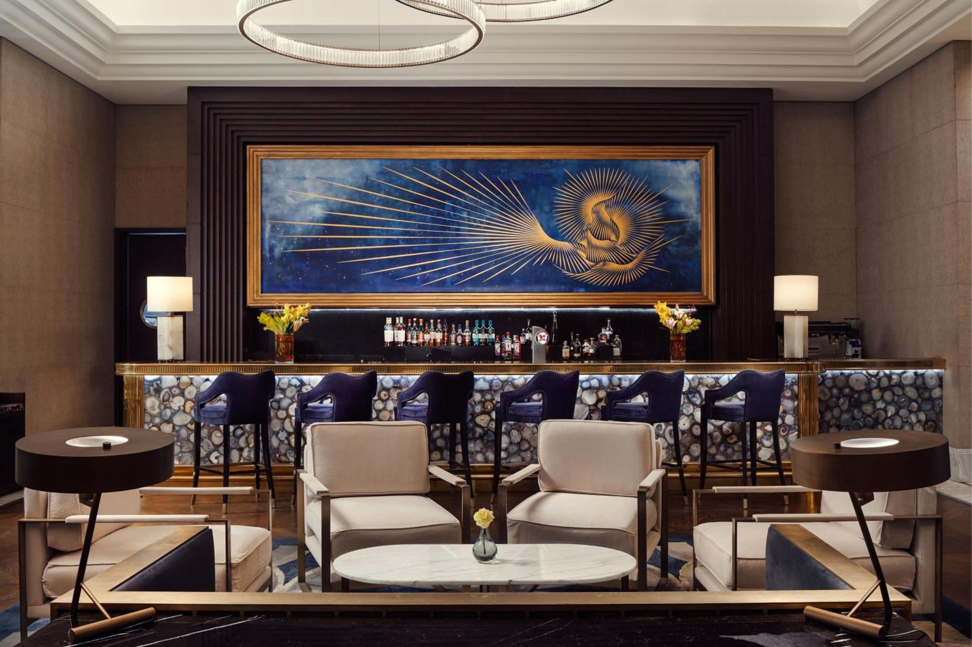 The St. Regis Astana Hotel Eksteriør billede The bar at the hotel